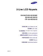 Preview for 3 page of Samsung DS 5007S KEYSET Quick Reference Manual
