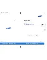 Preview for 1 page of Samsung DTB-9401V Instructions For Use Manual
