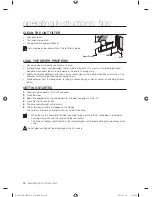 Preview for 30 page of Samsung DV5451A Series User Manual