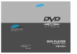 Samsung DVD-C600 Owner'S Manual preview