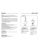 Preview for 3 page of Samsung DVD-C631P User Manual