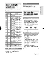 Preview for 11 page of Samsung DVD-HR730A Instruction Manual