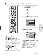 Preview for 61 page of Samsung DVD-HR730A Instruction Manual