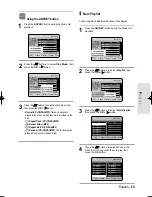 Preview for 63 page of Samsung DVD-HR730A Instruction Manual