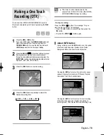 Preview for 79 page of Samsung DVD-HR730A Instruction Manual