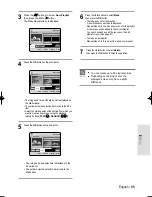 Preview for 95 page of Samsung DVD-HR730A Instruction Manual