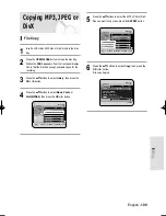 Preview for 109 page of Samsung DVD-HR730A Instruction Manual