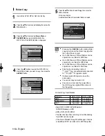 Preview for 110 page of Samsung DVD-HR730A Instruction Manual