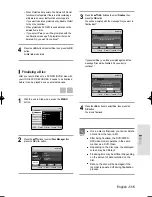 Preview for 115 page of Samsung DVD-HR730A Instruction Manual