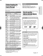 Preview for 11 page of Samsung DVD-HR738/ Instruction Manual