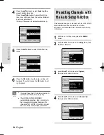 Preview for 30 page of Samsung DVD-HR738/ Instruction Manual