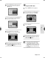 Preview for 53 page of Samsung DVD-HR738/ Instruction Manual