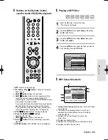 Preview for 63 page of Samsung DVD-HR738/ Instruction Manual