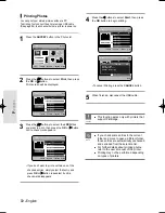 Preview for 72 page of Samsung DVD-HR738/ Instruction Manual