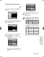 Preview for 119 page of Samsung DVD-HR738/ Instruction Manual