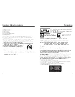 Preview for 2 page of Samsung DVD P241 - Progressive-Scan DVD Player Owner'S Manual