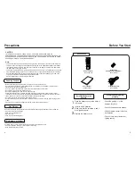 Preview for 3 page of Samsung DVD P241 - Progressive-Scan DVD Player Owner'S Manual