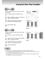 Preview for 23 page of Samsung DVD-P401 User Manual