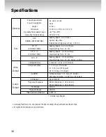 Preview for 36 page of Samsung DVD-P401 User Manual