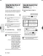 Preview for 42 page of Samsung DVD-R119 Instruction Manual