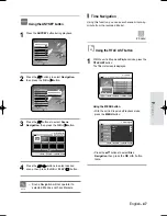 Preview for 47 page of Samsung DVD-R119 Instruction Manual