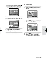 Preview for 61 page of Samsung DVD-R119 Instruction Manual