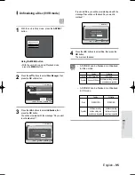 Preview for 95 page of Samsung DVD-R119 Instruction Manual