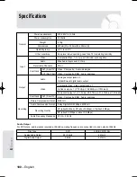 Preview for 100 page of Samsung DVD-R119 Instruction Manual