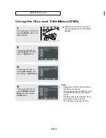 Preview for 36 page of Samsung DVD-V5650B Instruction Manual