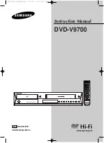 Preview for 90 page of Samsung DVD V9700 - DVD/VCR Instruction Manual