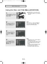 Preview for 125 page of Samsung DVD V9700 - DVD/VCR Instruction Manual