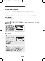 Preview for 167 page of Samsung DVD V9700 - DVD/VCR Instruction Manual