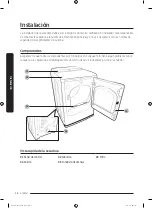 Preview for 128 page of Samsung DVE52M8650 Series User Manual