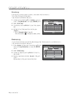 Preview for 58 page of Samsung DVR SDE-400X User Manual