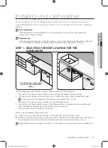 Preview for 11 page of Samsung DW-BG57 Series Installation Manual