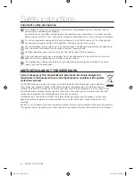 Preview for 4 page of Samsung DW-BG570 Series User Manual