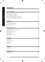 Preview for 2 page of Samsung DW5 R405 BB Series User Manual