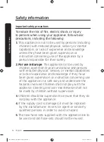 Preview for 6 page of Samsung DW5 R405 BB Series User Manual