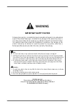 Preview for 2 page of Samsung DW60BG8 Series Repair Manual