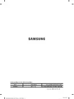 Preview for 60 page of Samsung DW60M5060BB User Manual