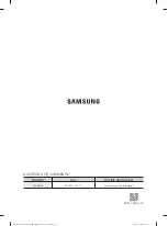 Preview for 104 page of Samsung DW60M5070 Series User Manual