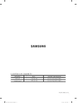 Preview for 45 page of Samsung DW60M6045 Series User Manual