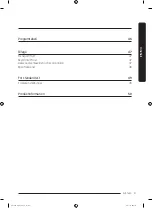 Preview for 3 page of Samsung DW60M9530 Series User Manual