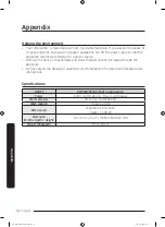 Preview for 42 page of Samsung DW60M9990AP User Manual