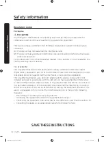 Preview for 8 page of Samsung DW80R9950 Series User Manual