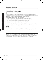 Preview for 14 page of Samsung DW80R9950QN User Manual