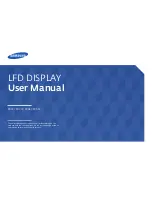 Preview for 1 page of Samsung ED32C User Manual