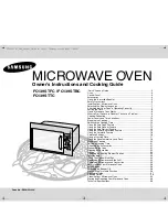 Samsung FC139STF Owner'S Instructions Manual preview