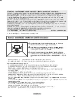 Preview for 3 page of Samsung FP-T5094 Owner'S Instructions Manual