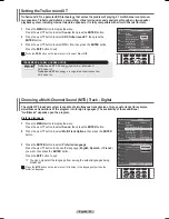 Preview for 38 page of Samsung FP-T5094W Owner'S Instructions Manual